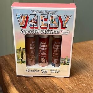 the Balm Vacay Special Edition Matte Lip Trio